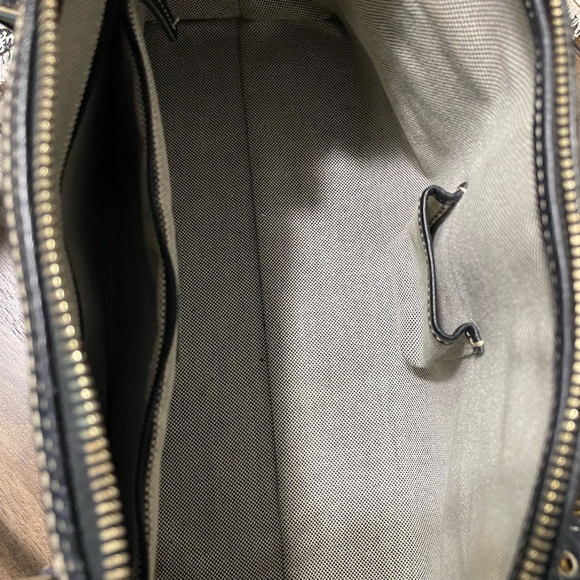 Dooney & Bourke Black Satchel with Structured Design and Adjustable Strap - Picture 5 of 5